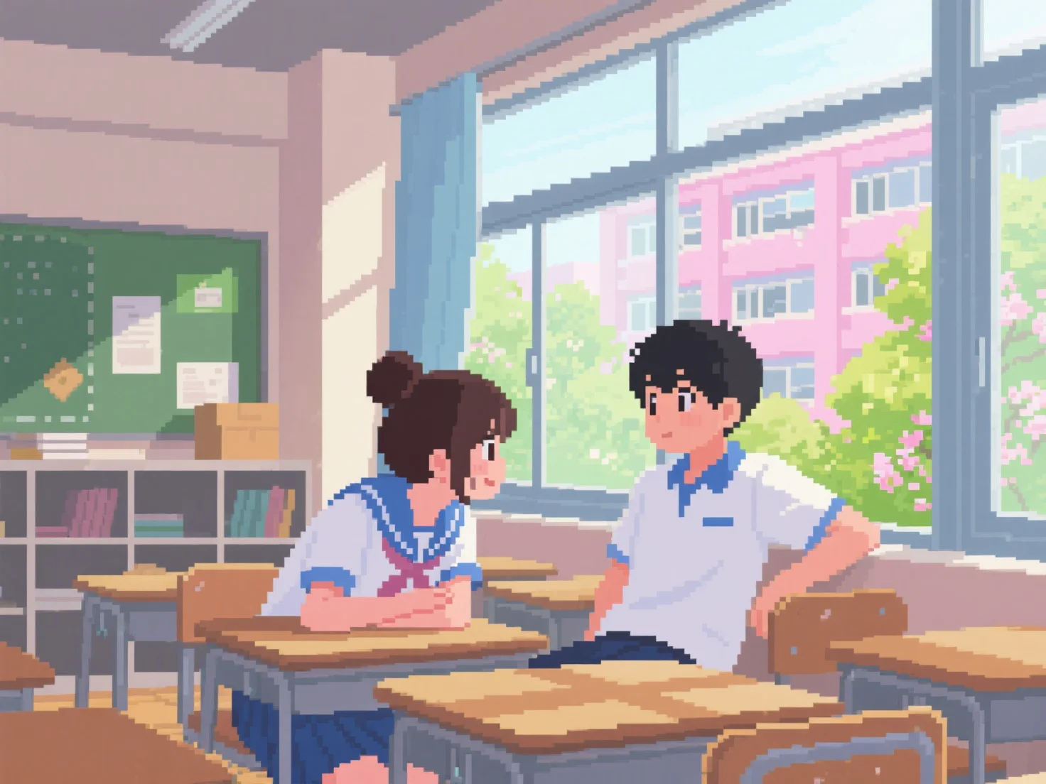 心木焚尽时，竹马踏青来